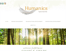 Tablet Screenshot of humanicsconsulting.com